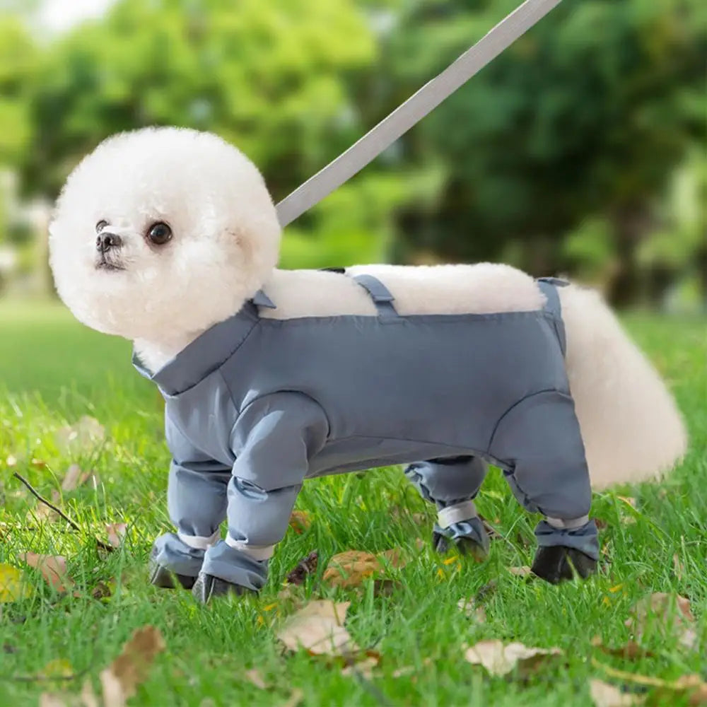 Waterproof Dog Boots With Suspenders