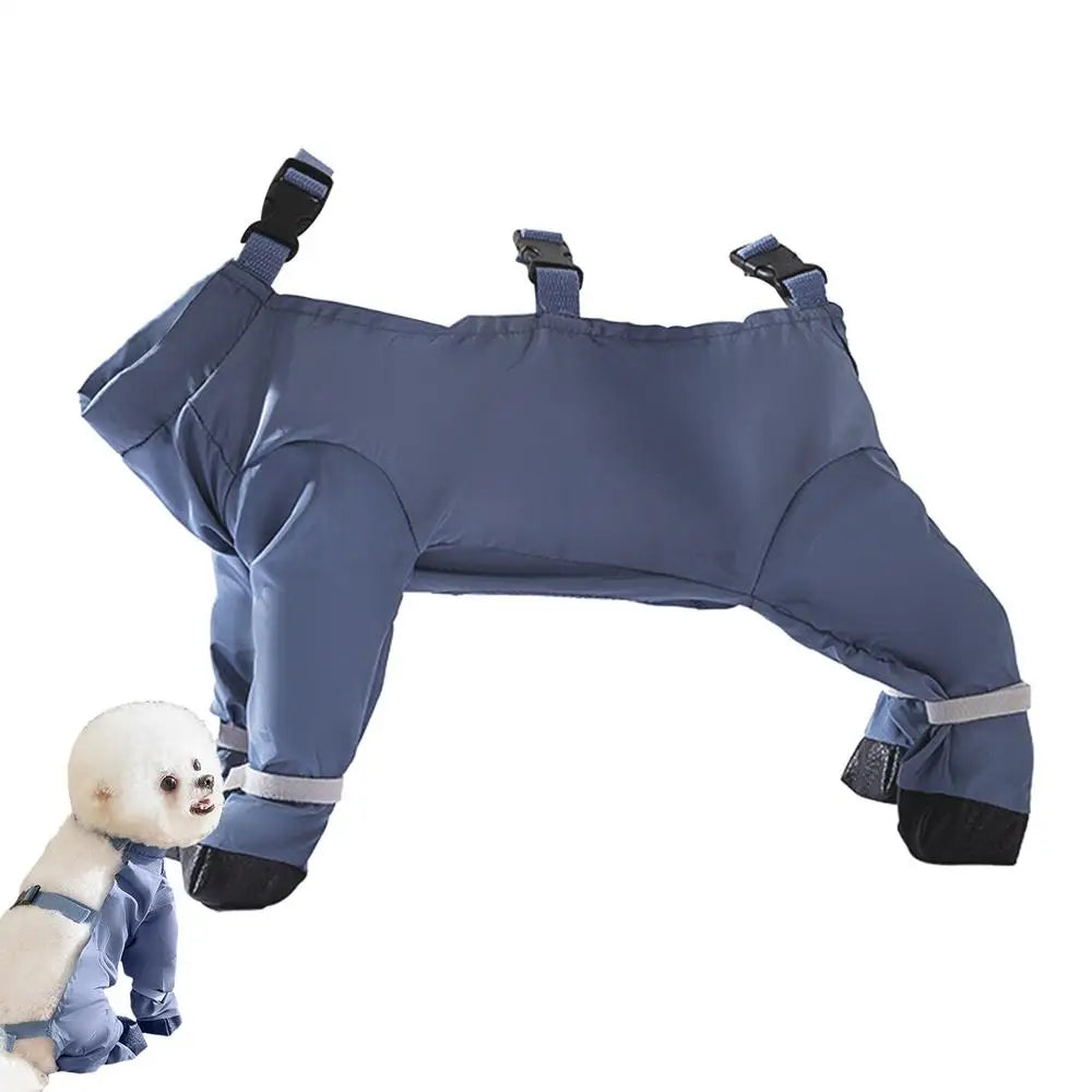 Waterproof Dog Boots With Suspenders