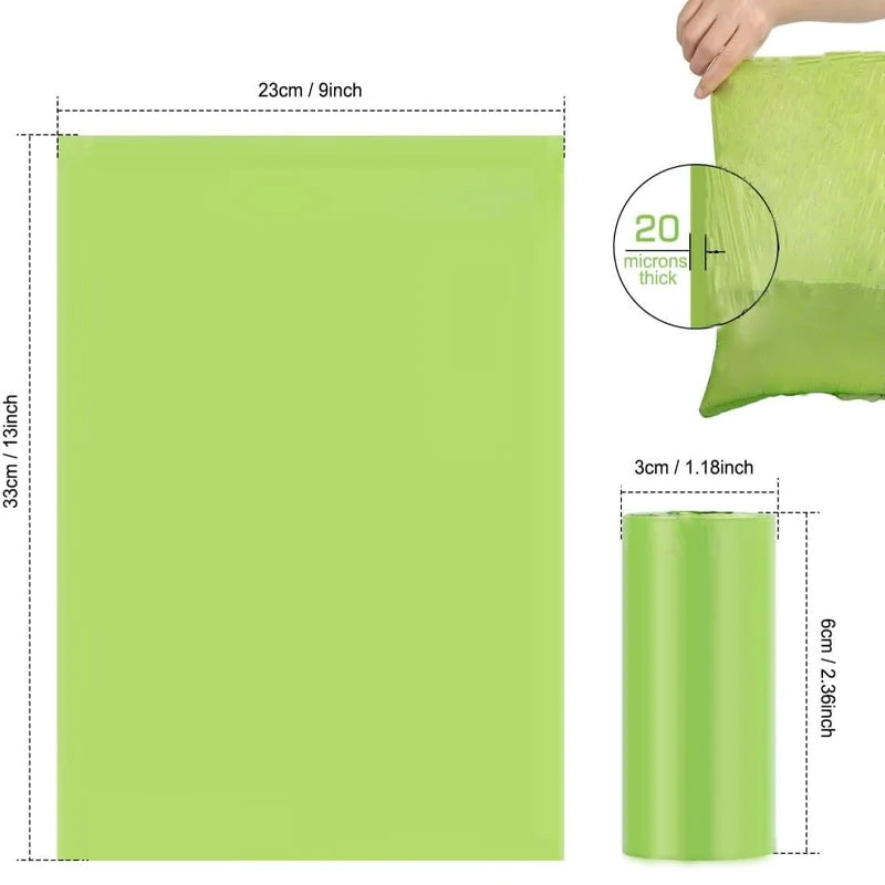Dog Waste Bags with Dispenser