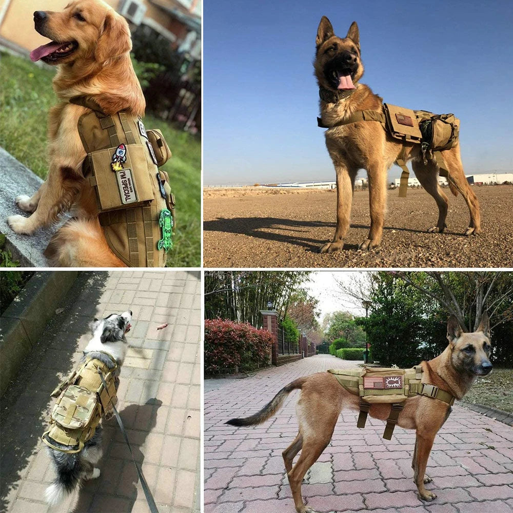 12 Pieces Tactical Patch Bundle For Dog Vest