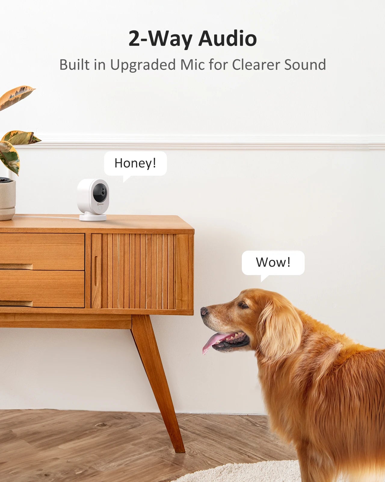 4K UHD Indoor Security Camera