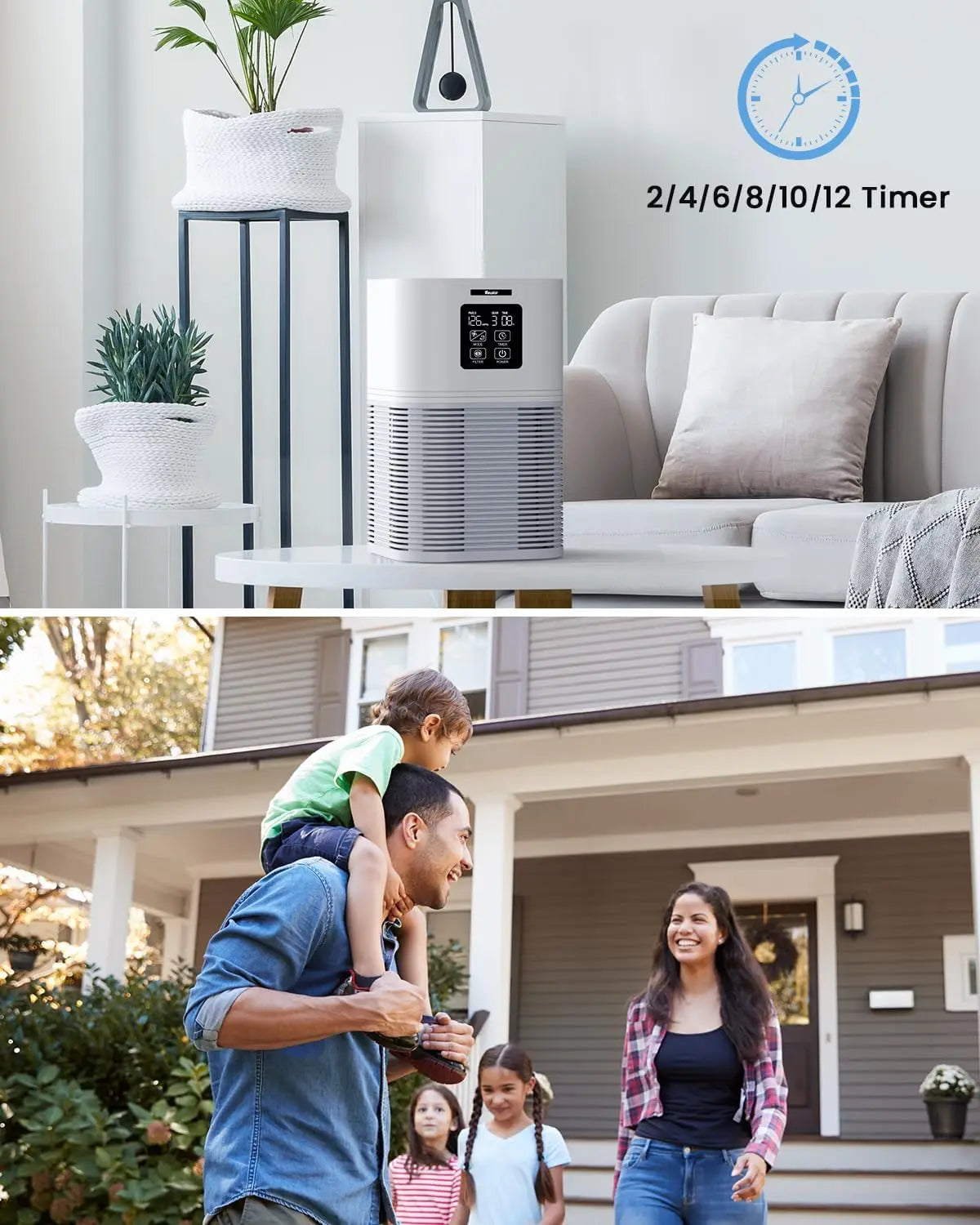 2 in 1 Air Purifier
