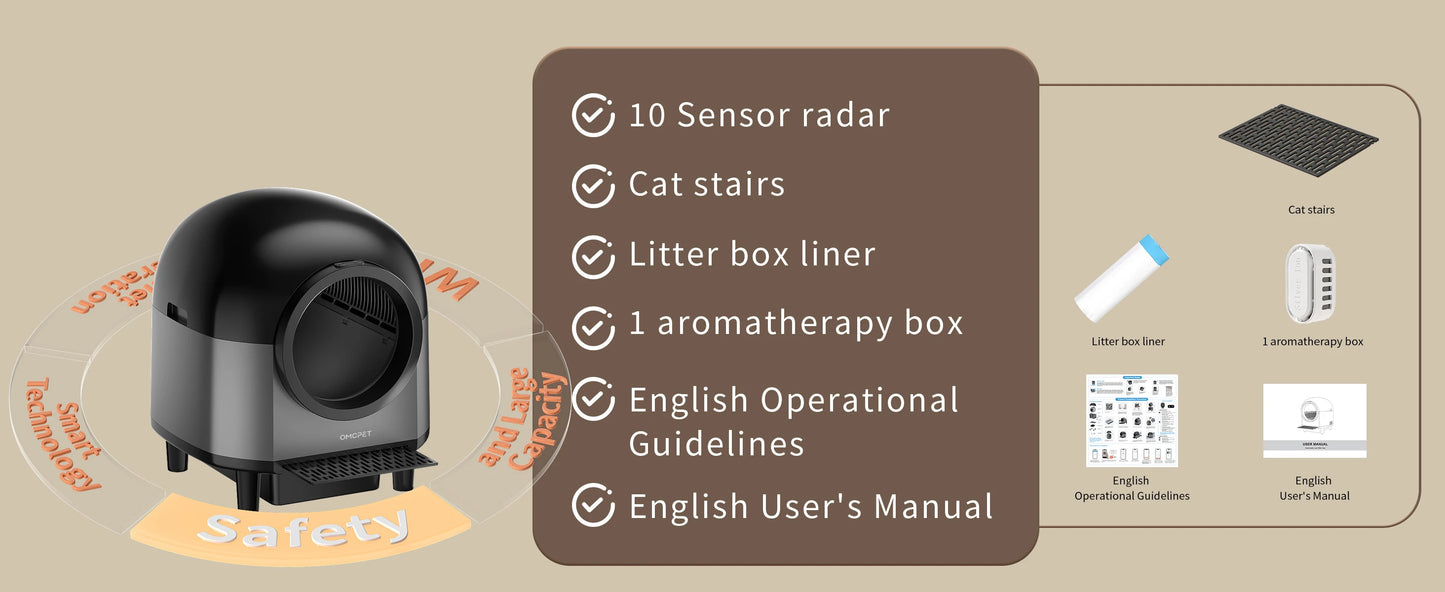 Self Cleaning Automatic Cat Litter Box