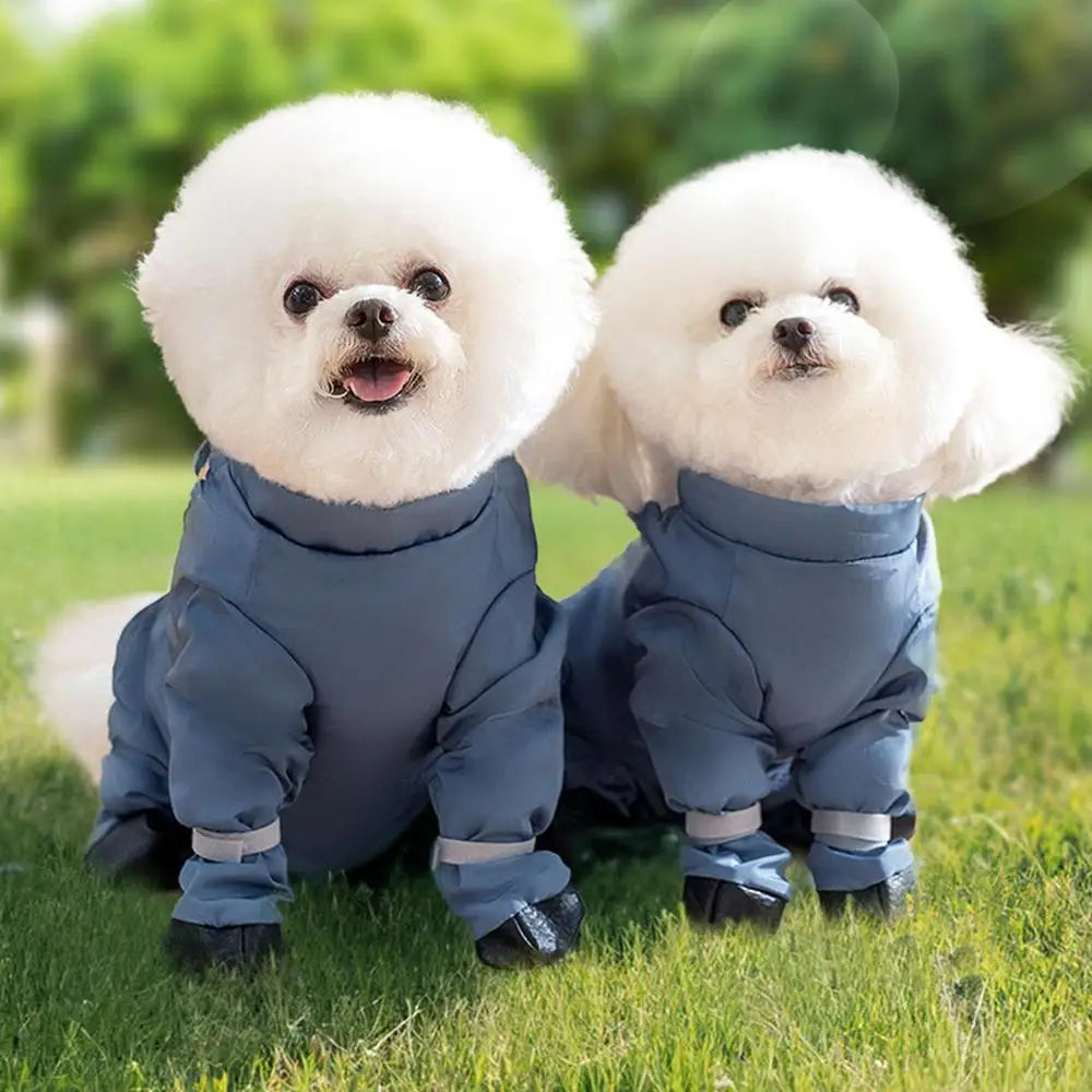 Waterproof Dog Boots With Suspenders