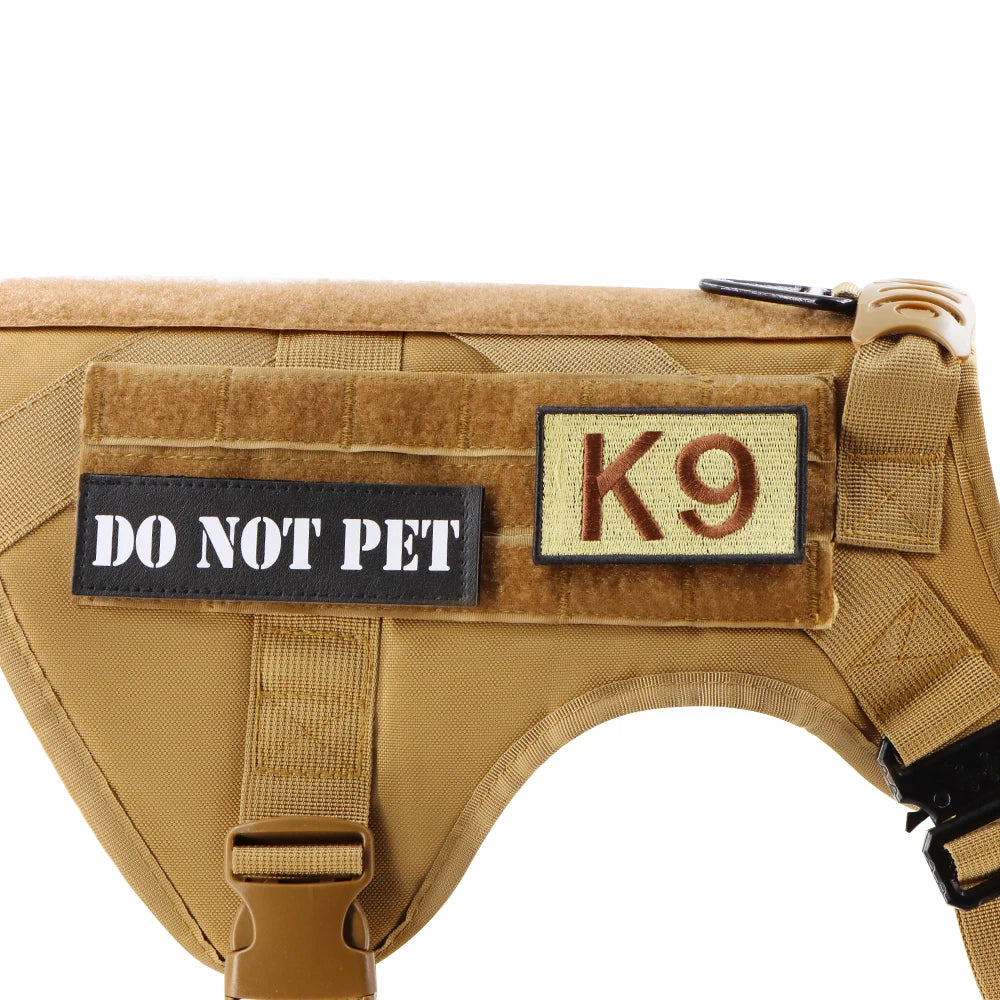 12 Pieces Tactical Patch Bundle For Dog Vest