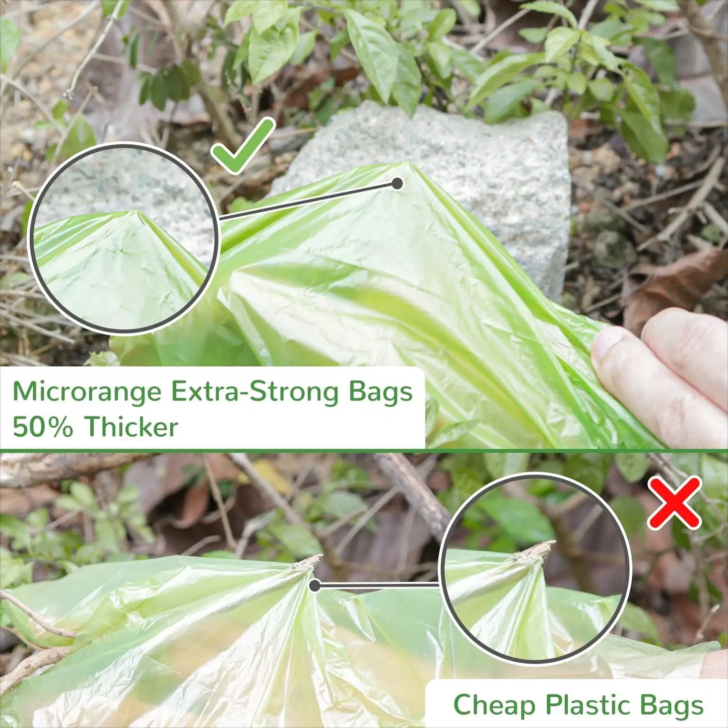 Dog Waste Bags with Dispenser