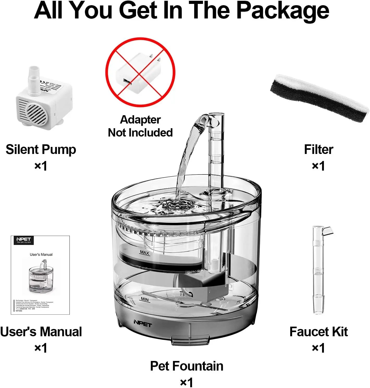 Pet Water Fountain