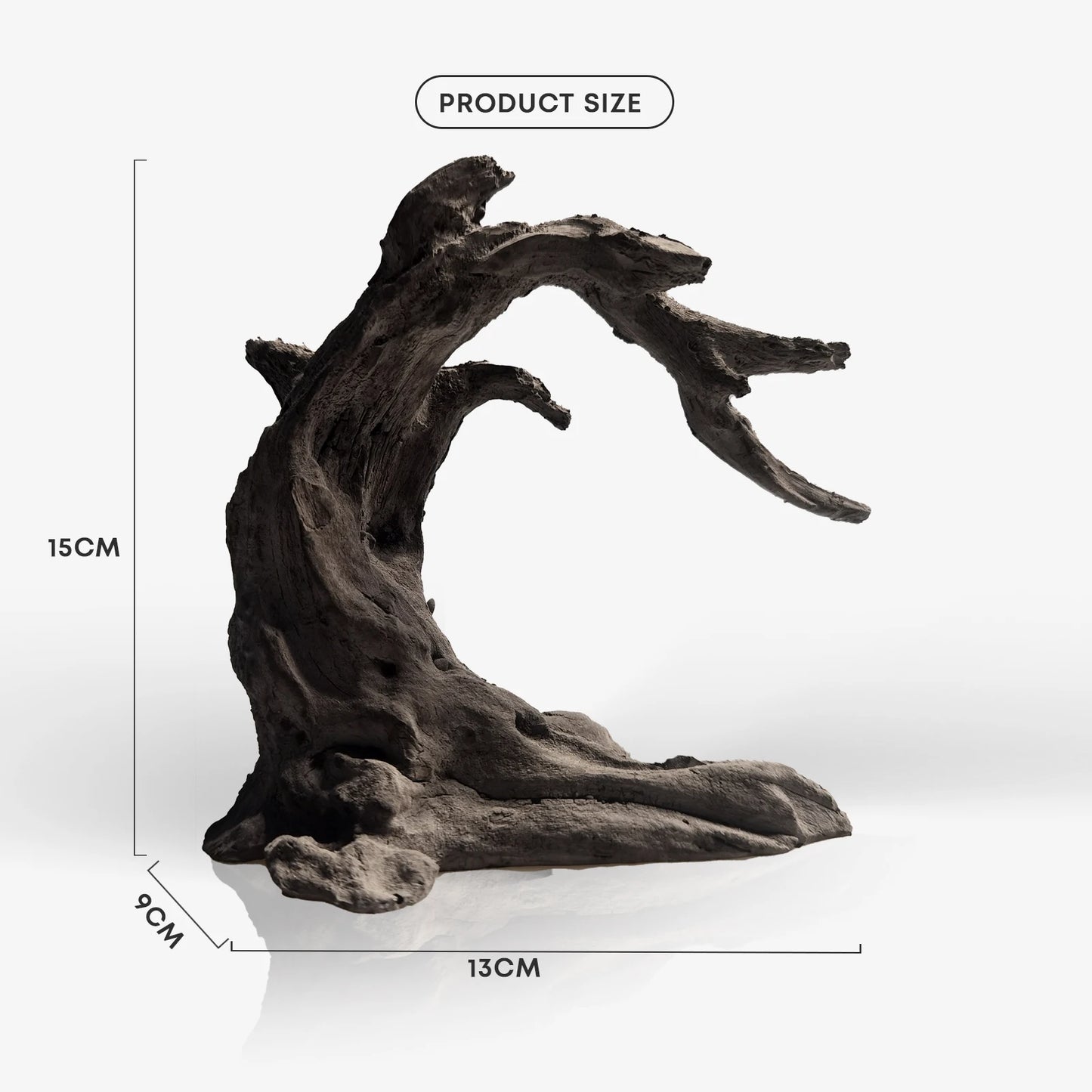 Aquarium Stone and Driftwood Landscape Ornament