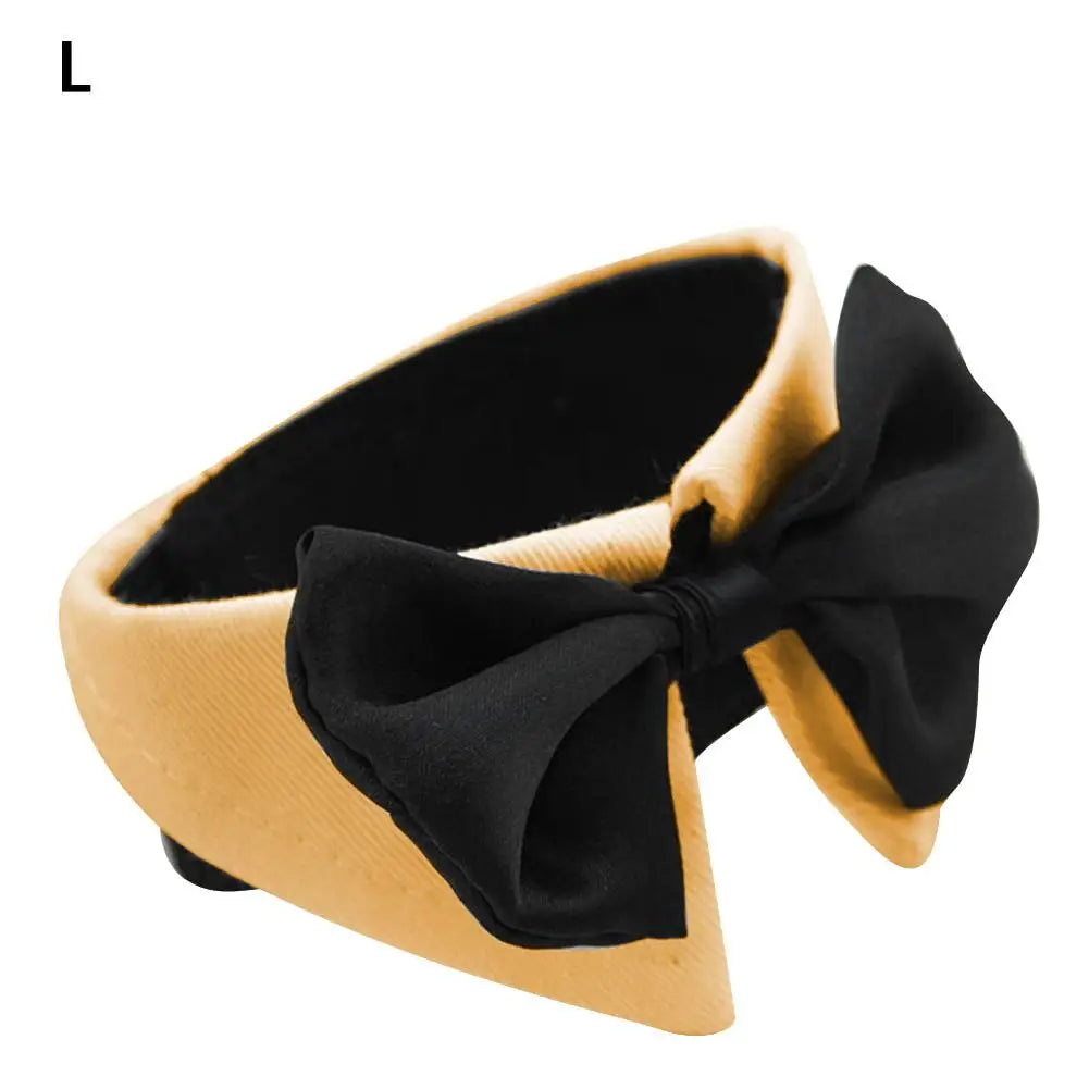 Adjustable Costume Dog Bow Tie Collar