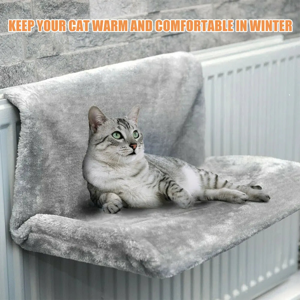 Hanging Pet Bed for Radiator Bench With Strong Durable Metal Frame