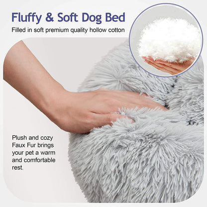 Washable Winter Donut Pet Bed