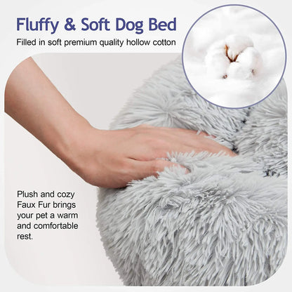 Washable Winter Donut Pet Bed