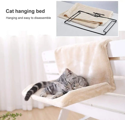 Hanging Pet Bed for Radiator Bench With Strong Durable Metal Frame