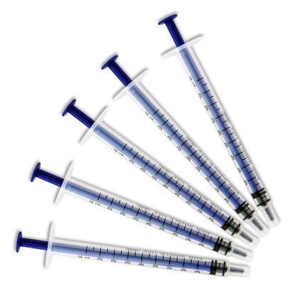 NEW 5pc 1ml plastic Syringes