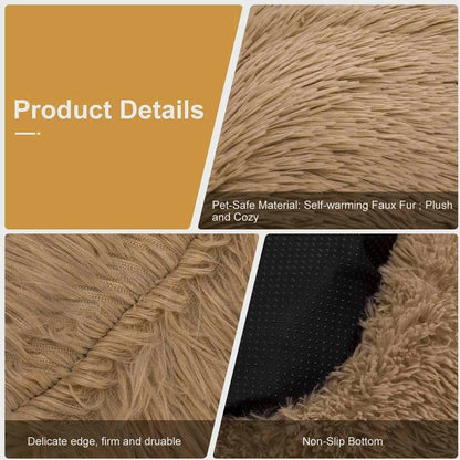 Washable Winter Donut Pet Bed