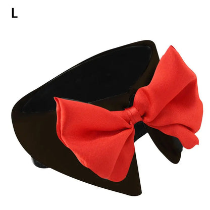 Adjustable Costume Dog Bow Tie Collar