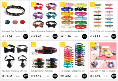 Pet Bandana Collars