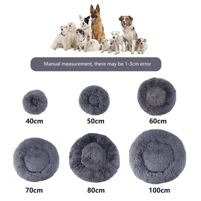 Washable Winter Donut Pet Bed