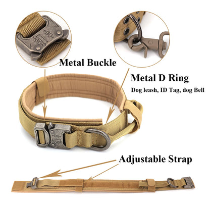 Adjustable Tactical Dog Training Collar