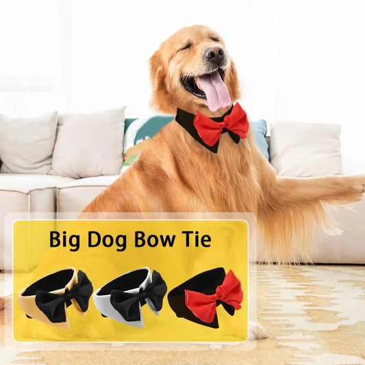Adjustable Costume Dog Bow Tie Collar