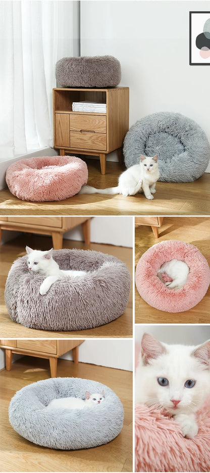 Washable Winter Donut Pet Bed