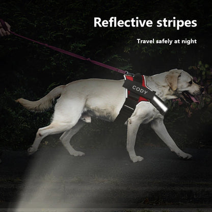 NO PULL Reflective Dog Harness