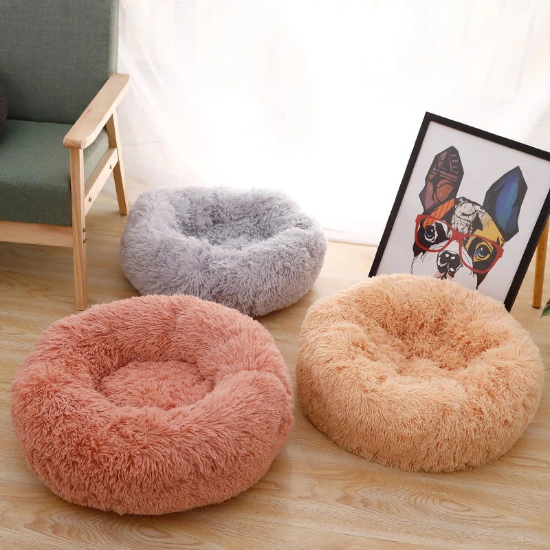 Washable Winter Donut Pet Bed