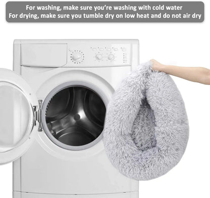 Washable Winter Donut Pet Bed