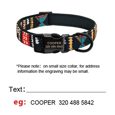 Personalized Dog Collar & Leash  Set