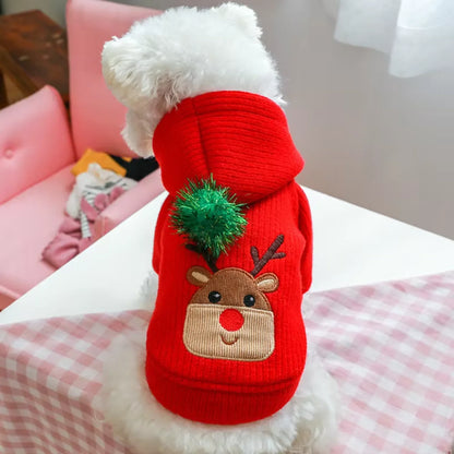 Warm Winter Christmas Clothes for Pets