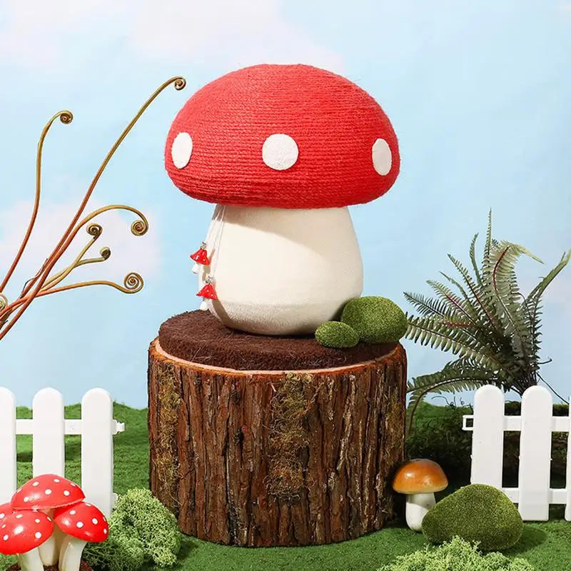 Mushroom Cat Scratching Post