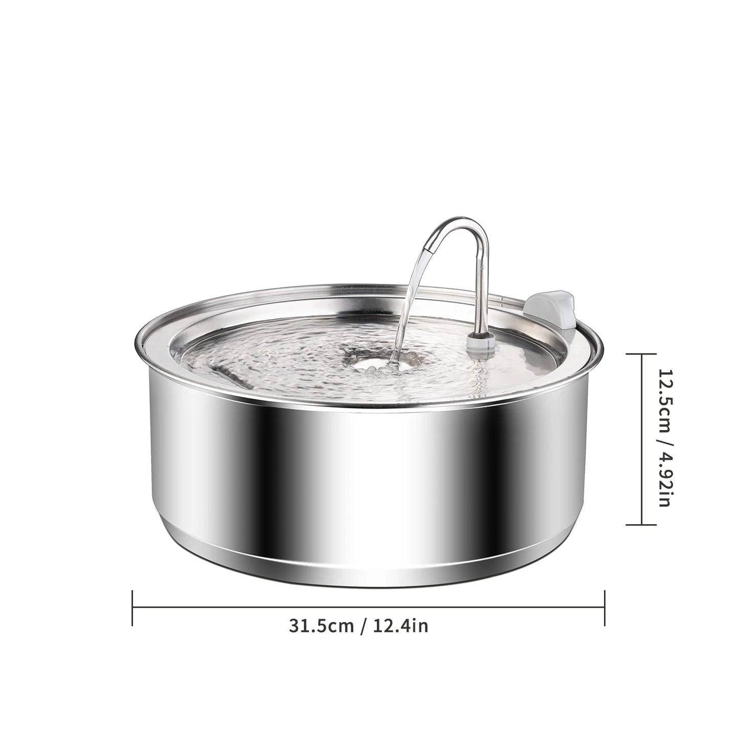 Stainless Steel Pet Water Fountain