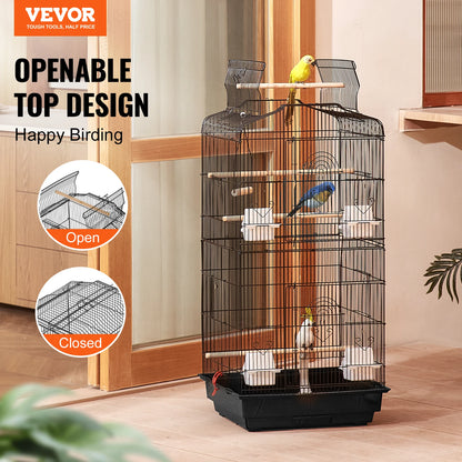 Open Top Large Bird Cage