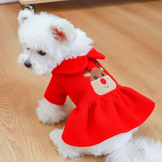 Warm Winter Christmas Clothes for Pets