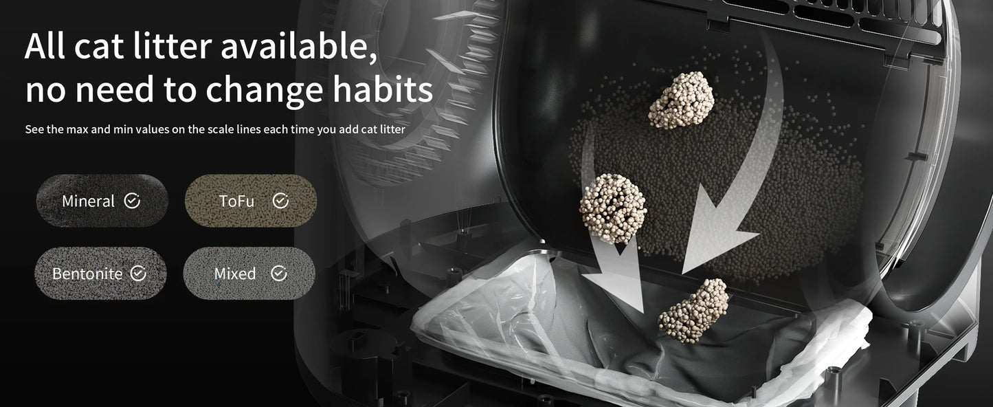 Self Cleaning Automatic Cat Litter Box