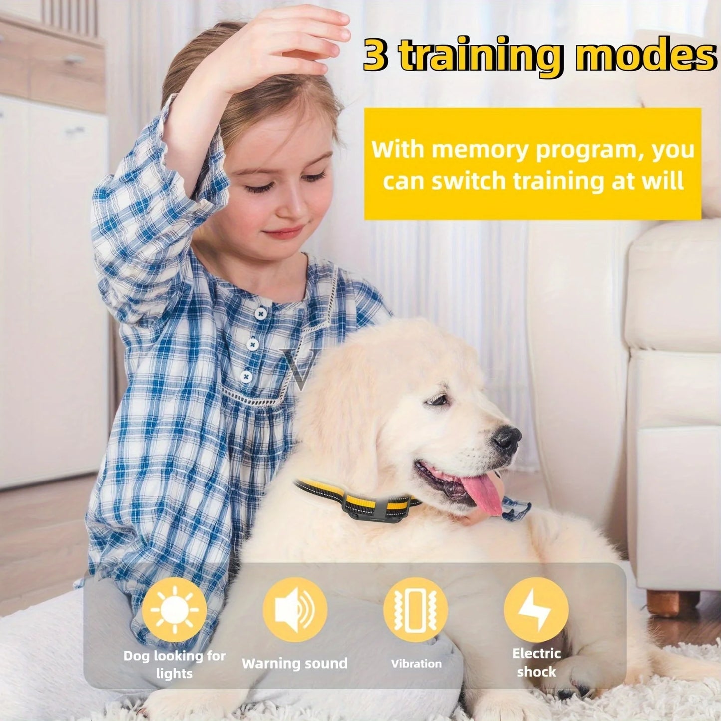 Rechargeable Anti Barking Dog Training Collar