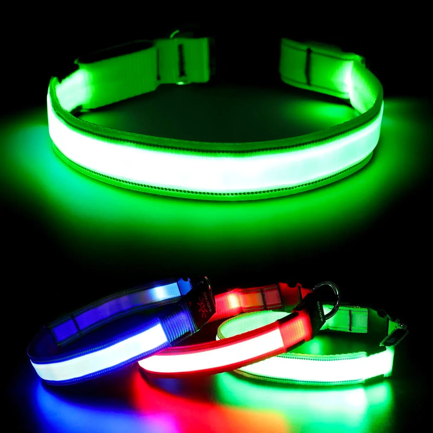 USB Rechargeable LED Dog Collar