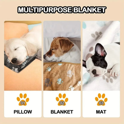 Thick, Soft, Flannel Pet Blanket