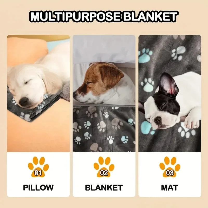 Thick, Soft, Flannel Pet Blanket