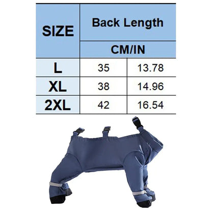 Waterproof Dog Boots With Suspenders