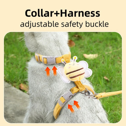 Pet Harness/Leash Collar Set