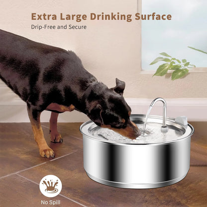 Stainless Steel Pet Water Fountain