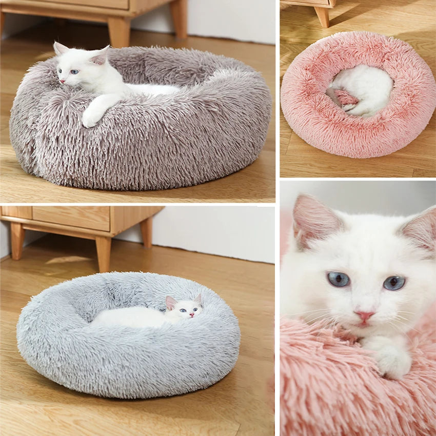 Washable Winter Donut Pet Bed