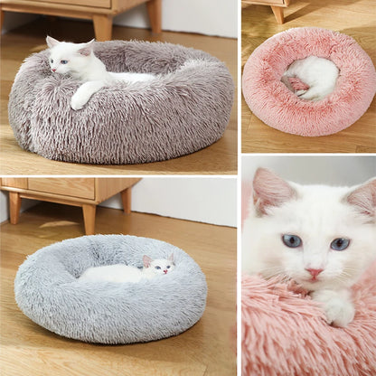 Washable Winter Donut Pet Bed