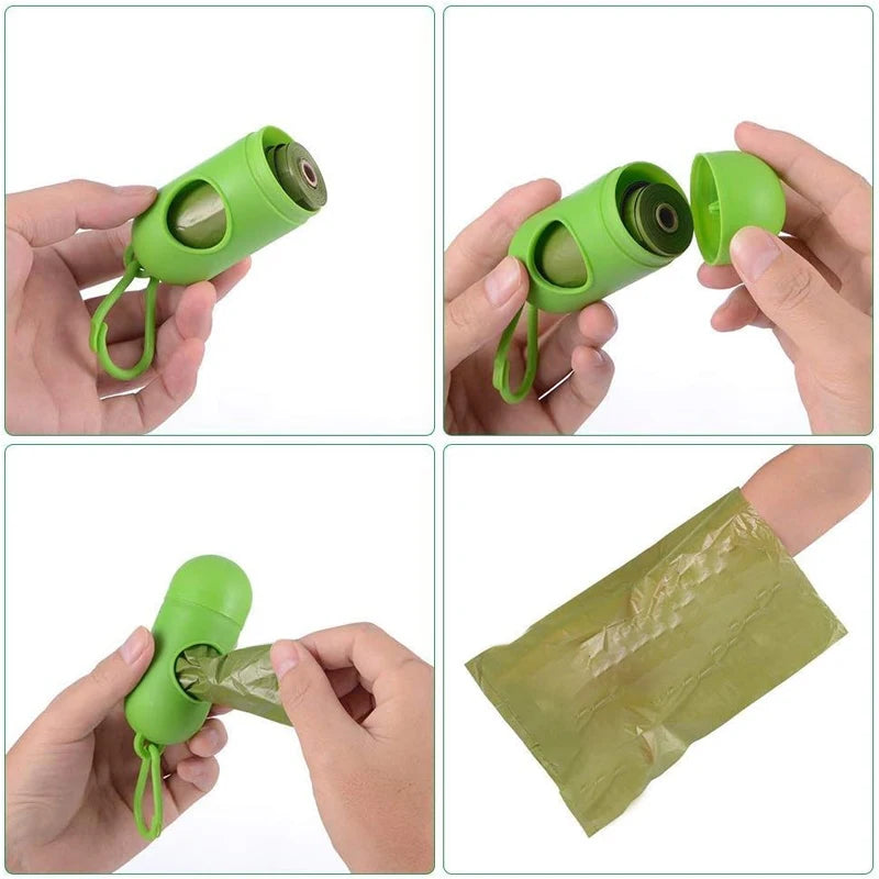 Dog Waste Bags with Dispenser