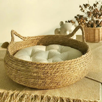 Four Seasons Pure Handmade Vine Woven Cat Nest