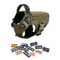 Military Style Large Dog Harness Collar & Accessories