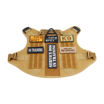 12 Pieces Tactical Patch Bundle For Dog Vest