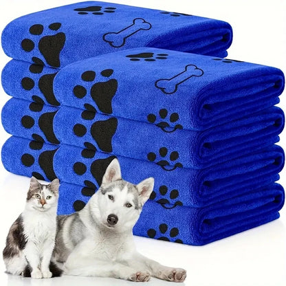 Soft Microfiber Dog Bath & Grooming Towels