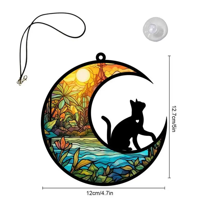 Cat Memorial Suncatcher